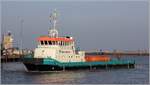 Die 1997 gebaute COASTAL LIBERTY (IMO 9186077) steuert den Fischereihafen in Cuxhaven an. Sie ist 42,97 m lang und 9 m breit, hat eine GT/BRZ von 329 und eine DWT von 233. Heimathafen ist Den Helder (Niederlande). Früherer Name: SARA MAATJE XII. 14.01.2018