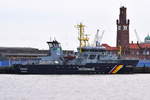 SEEFALKE , Fischereipatrouillenschiff , IMO 9421233 , Baujahr 2008 , 72.73 x 12.73 m , Hafen von Cuxhaven , 20.03.2020     