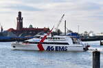 NORDLICHT , Fahrgastschiff , IMO 8816015 , Baujahr 1989 , 39 x 9 m , Cuxhaven - Alte Liebe , 08.04.2025 , 