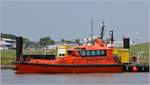 Mit der AHTO-15 ist z.Z. ein Lotsenboot aus Estland vom Typ  Baltic work boat Pilot WP 2000  in Emden für die Emslotsen im Einsatz. Die Boote dieses Typs sind 20,5 m lang und 6 m breit, verfügen über zwei Volvo Penta Motoren mit je 479 kw. Heimathafen ist Tallin (Estland). Ob die Eignung dieses Bootstyps für die örtlichen Bedingungen getestet werden oder der Einsatz einen anderen Hintergrund hat, ist mir nicht bekannt. 23.06.2020