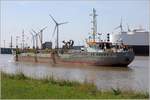 Die 1981 gebaute ANNA (ENI 02209228) ist vor der Großen Seeschleuse in Emden im Einsatz. Sie ist 69,90 m lang, 9,54 m breit und hat eine Tonnage von 1.487 t. Heimathafen ist Hamburg. Frühere Namen: MNO ANNA, GROTE BEER, MARIETJE ANDREA, WATERMAN, EVELINE, WESTEREMS. 23.06.2020
