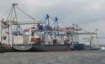 11.4.07 in Hamburg, CAP BISTI am Burchhardtkai.
(Bj:2001, L:207m, Geschw::22kn, dwt:34.662)