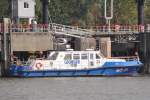 HAMBURG, 19.09.2012, Polizeiboot WS35 im Köhlfleethafen