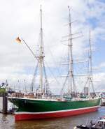Rickmer Rickmers im Hamburger Hafen am 4.5.2010