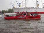 Die Feuerwehr IV vor der Cap San Diego beim 824.Hamburger Hafengeburtstag (10.05.13)