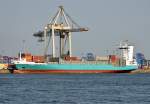 Containerschiff  Larissa , 11.408 t im HH-Hafen - 12.07.2013