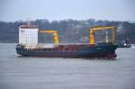 BERTA   Containerschiff      Elbe - Finkenwerder / Rüschpark   5.12.2013