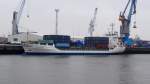 KLENODEN    Containerschiff   Hamburg-Hafen     8.12.2013