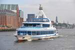 HAMBURG, 07.10.2013, Fahrgastschiff Hamburg der Reederei Rainer Abicht auf  Großer Hafenrundfahrt 