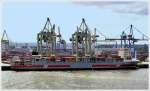 Containerschiff  Katharina ex Rijnborg 2006, Holland, am Burchardkai. Am 4.09.07 