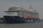 Mein Schiff 3, ein Kreuzfahrtschiff von Tui-Cruises steht in Hamburg zur Taufe am 12.06.2014 bereit.