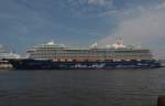 Mein Schiff 3, ein Kreuzfahrtschiff von Tui-Cruises steht in Hamburg zur Taufe am 12.06.2014 bereit.