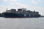MSC KATIE , Containerschiff , IMO 9467457 , Baujahr 2012 , 365,80 x 48,40 m , 13000 TEU  , Lotsenhaus Finkenwerder  12.06.2015