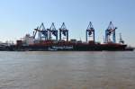 TORONTO EXPRESS , Containerschiff , IMO  9253727 , Baujahr 2003 , 294 x 32 m , 4402 TEU ,Hamburger - Hafen  12.06.2015 