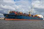 Der Ro-Ro/Container Carrier  Atlantic Concert  IMO:8214164, der ACL Reederei,  im Hamburger Hafen am 20.06.2015...