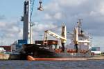 Der General Cargo Frachter BSLE Princess, IMO:8703270, am 20.06.2015 im Hamburger Hafen...