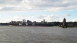 MSC LAURENCE (IMO 9467419), am 5.8.2016, Hamburg auslaufend, Elbe Höhe Finkenwerder /  Containerschiff / BRZ 140.096 / Lüa 365,82 m, B 48,4 m, Tg 15,5 m / 1 Diesel, STX-MAN 12K98MC-C7, 