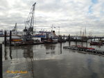 Hamburg am 9.1.2016: Museumshafen Övelgönne /