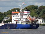 MAINLAND (IMO 9431056) am 15.9.2017, Heckansicht, Hamburg auslaufend, Elbe Höhe Finkenwerder /
Öl- / Chemikalientanker / BRZ 5823  / Lüa 122,66 m, B 17,2 m, Tg 6,86 m / 1 Diesel, 3890 kW (5290 PS), 14,5 kn / gebaut 2008 bei Gisan Tuzla Shipyard, Istanbul  / Flagge: Malta, Heimathafen: Valetta / Eigner + Manager: Besiktas Gruppe, Istanbul / 
