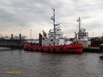 ZP CONDON (IMO 8103066) am 2.8.2017, Hamburg, Schlepperponton Neumühlen  /    Assistenzschlepper / BRZ 194 / Lüa 28,5 m, B 10,37 m, Tg 5,06 m / 2.206 kW, 11,5 kn, Pfahlzug 45 t / 1981 bei