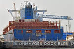 RIO BLACKWATER 	(IMO 9216987) am 3.9.2018  im Blohm + Voss Dock Elbe 17