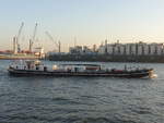 KATHI (IMO 7006974) (ENI 05103710) am: 26.2.2019, Hamburg, Elbe Höhe Landungsbrücken /
Ex-Name: SHELL 52 
Bunkerboot / GT 188 / Lüa 43,55 m, B 6,5 m, Tg 1,77 m / 1 Diesel, MWM RHS 518 A, 160 kW (217 PS), 8 kn / gebaut 1969 bei Scheel & Jöhnk, Hamburg / Eigner: Hans Rinck GmbH, Flagge: D, Heimathafen: Stade /
