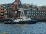 VB BREMEN (IMO 9211212) am 19.3.2019, Hamburg, Elbe, vor Neumühlen /   Ex-Name: TURM (7) (2003 bis 2017) /   Schlepper / BRZ 452 / Lüa 32,5 m, B 11 m, Tg 5,85 m / 2 Diesel, ABC