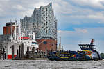 OORTKATEN (ENI 04807610) am 27.05.2019 im Hafen von Hamburg.