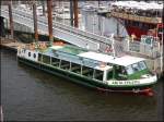 Hafenrundfahrt-Barkasse  Anita Ehlers , Baujahr 2000, aufgenommen im Juli 2005 im Hamburger Hafen.