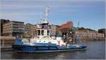 Die 2017 gebaute BUGSIER 12 (IMO 9808247) liegt am Schlepperpier in Hamburg. Der Schlepper ist 32 m lang und 13,12 m breit, hat eine Maschinenleistung von 5.000 kW und einen Pfahlzug von 86 t. Heimathafen ist Hamburg. Früherer Name: FAIRPLAY XVIII. 07.10.2019