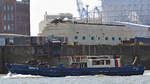 Taucherinspektionsschiff DÜKER TO am 26.05.2020 im Hafen von Hamburg