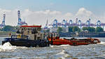 Schub-Schlepper HUGO LENTZ (2) (ENI 04812190) am 26.05.2020 im Hafen von Hamburg