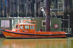 Festmacherboot HENRI (H 7019) am  26.05.2020 im Hafen von Hamburg