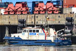 Polizeiboot WS 20 AMERIKAHÖFT (ENI 05114200) am 26.05.2020 im Hafen von Hamburg