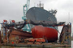 Betriebsstofftanker A 1443 RHÖN am 16.09.2021 im Hafen von Hamburg