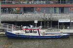 BUNTHAUS (H 3422) am 16.11.2021 Hamburg, Magdeburger Hafen, Anleger „Maritimes Museum“  /  ex-Name: HAFENVERWALTUNG 5 /   Barkasse / Lüa 15,1 m, B 3,4 m, Tg 1,4 m / 1 MAN-Diesel,