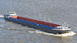 Gütermotorschiff (GMS) BCF Kurier (ENI 02323146) am 02.09.2022 im Hafen von Hamburg