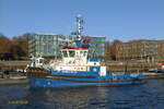 FAIRPLAY 38 (1)   (IMO 9429560) am 17.12.2022; Hamburg; Elbe, Schlepperstation Neumühlen /   Ex BUGSIER 10 (3) umbenannt im September 2022  Schlepper / GT 485 / Lüa 33,10 m, B 12,6 m, Tg 6,1