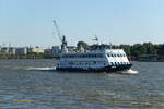 PRINCESS (IMO 8876302) am 15.9.2023, Hamburg, Elbe Höhe Überseebrücke /  Ex-Namen: Stad Zierikzee (1989–1995), Adler Princess (1995–2017) /   FGS  / 508 BRT / Lüa 38,99