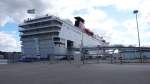 Stena Scandinavica in Kiel vor Anker. Sommer 08