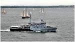 Das Minenjagdboot  Passau  M1096, am 26.06.2010 auf der Kieler Woche.