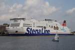 Stena Scandinavica liegt am 18.9.2015 am Schwedenkai in Kiel.