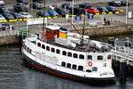 Museumsschiff / Salonmotorschiff MS Stadt Kiel (Baujahr 1934) im Hafen von Kiel.