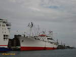 CAP SAN DIEGEO (IMO 5060794) am 25.6.2008, Kieler Hafen, Sonderfahrt zur Kieler Woche /

ex Sangria (1986), San Diego (1982), Cap San Diego (1962) / Stiftung Hamburger Admiralität, Hamburg / 

Stückgutfrachter /  bei Deutsche Werft Hamburg, 1962,  Nr. 785 / BRZ 9998 / Lüa. 159,4m, B 21,4m, Tg. 8,4m / 1 MAN 9-Zyl. 2-Takt Diesel, 8569 kW, 11643 PS, 19 kn /  12 Pass. /
