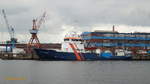 HDW HERKULES (IMO 5148754) am 19.6.2012, Kieler Hafen bei HDW /    Ex-namen: Jorpeland Herkules ->1990 - Stril Herkules ->02.2004 /    Standby-Sicherheitsschiff  / BRZ 773 / Lüa 53,83 m, B 10 m,