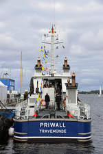 Zollboot PRIWALL am 3.10.2019 in Kiel