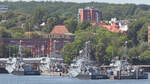 Minensuchboote M 1064 und M 1068 am 17.07.2021 im Hafen von Kiel