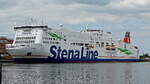 Stena Scandinavia im Kieler Hafen am 15. Juni 2022.