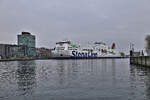 Die Stena Scandinavica lag am 10.2.2026 am Schwedenkai in Kiel.
IMO: 9235517