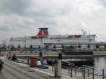 Die STENA GERMANICA im Hafen von Kiel am 09.09.2008